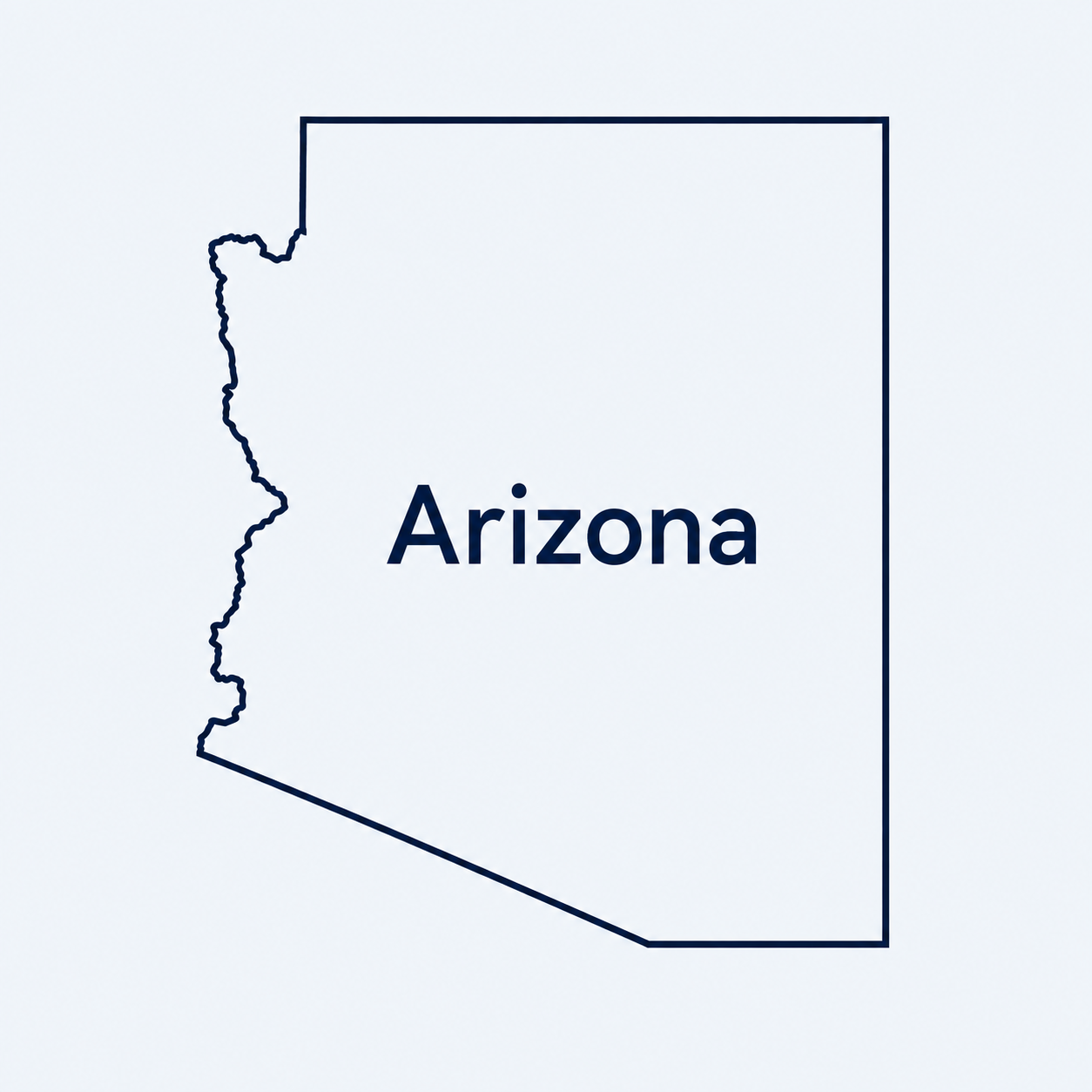 Arizona service area map