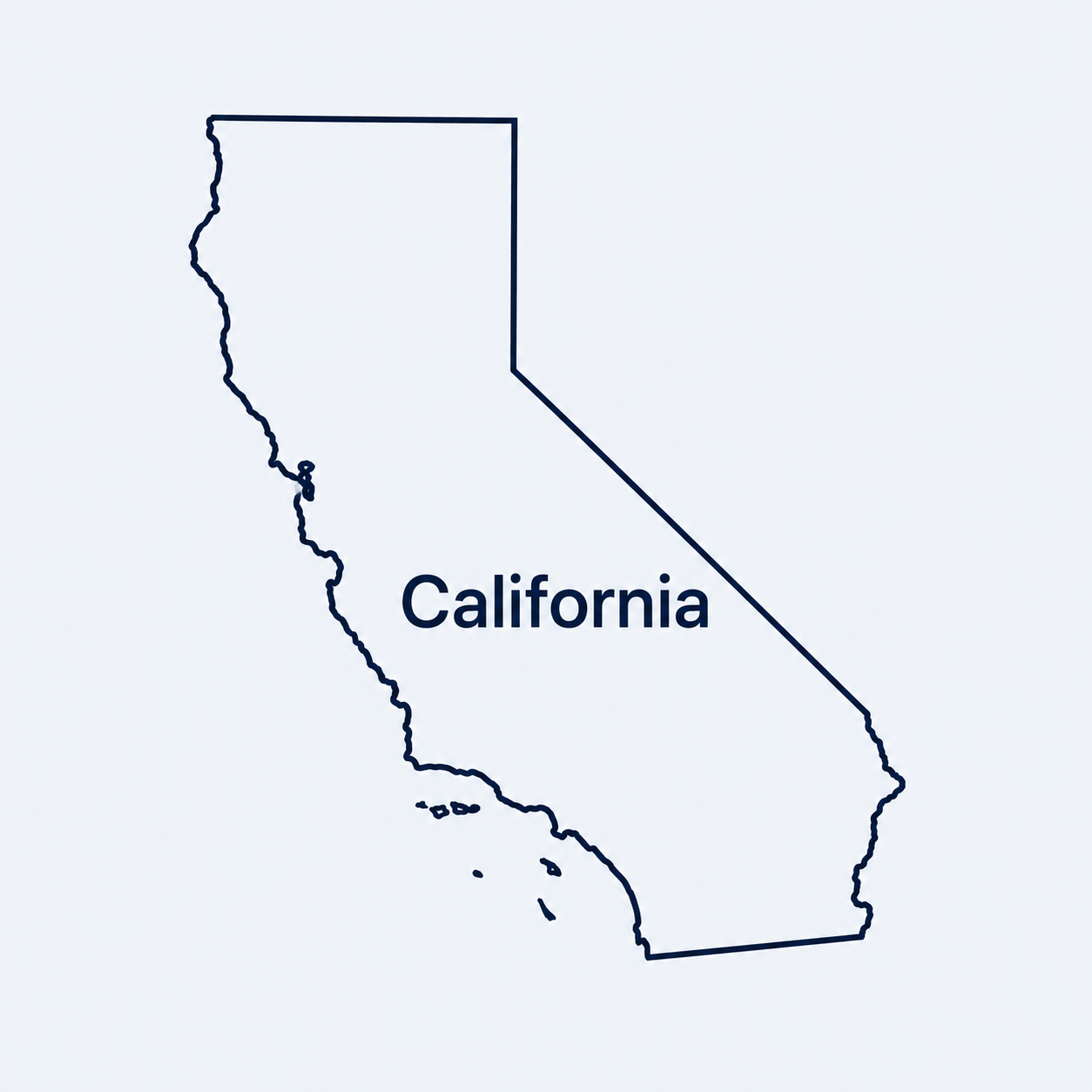 California service area map